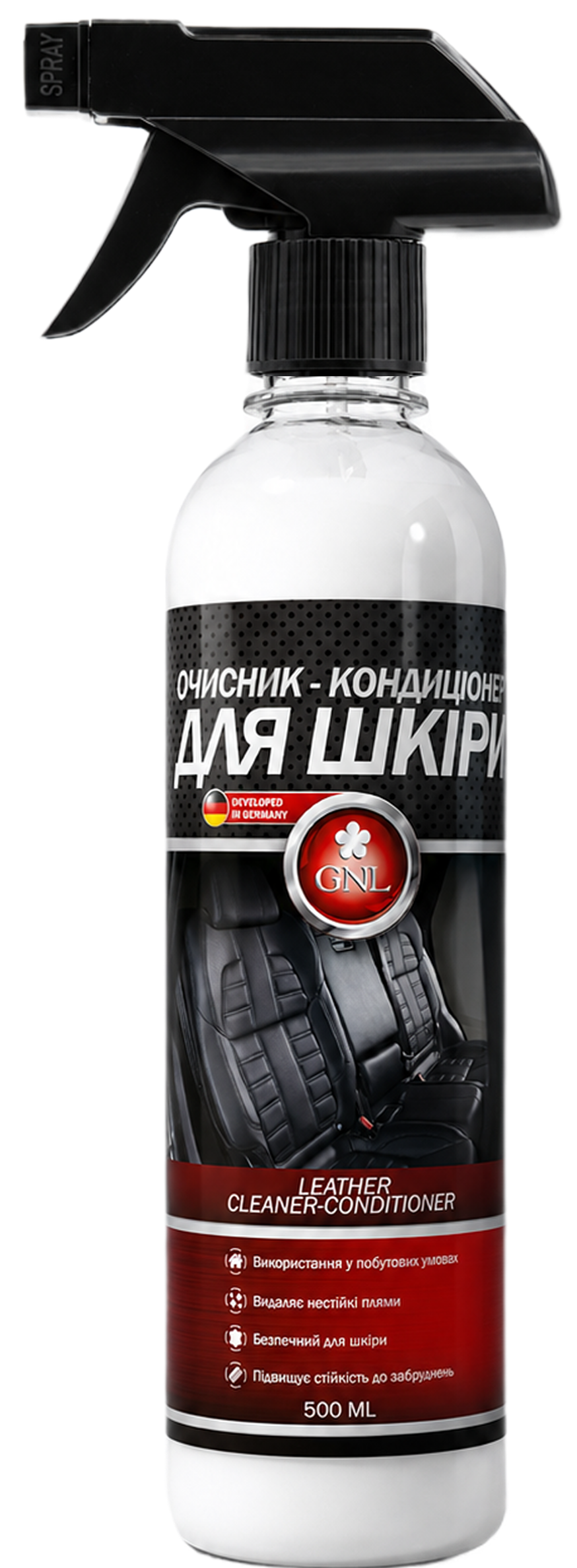 Очисник-кондиціонер для шкіри ТМ GNL аромат шкіри 500 мл