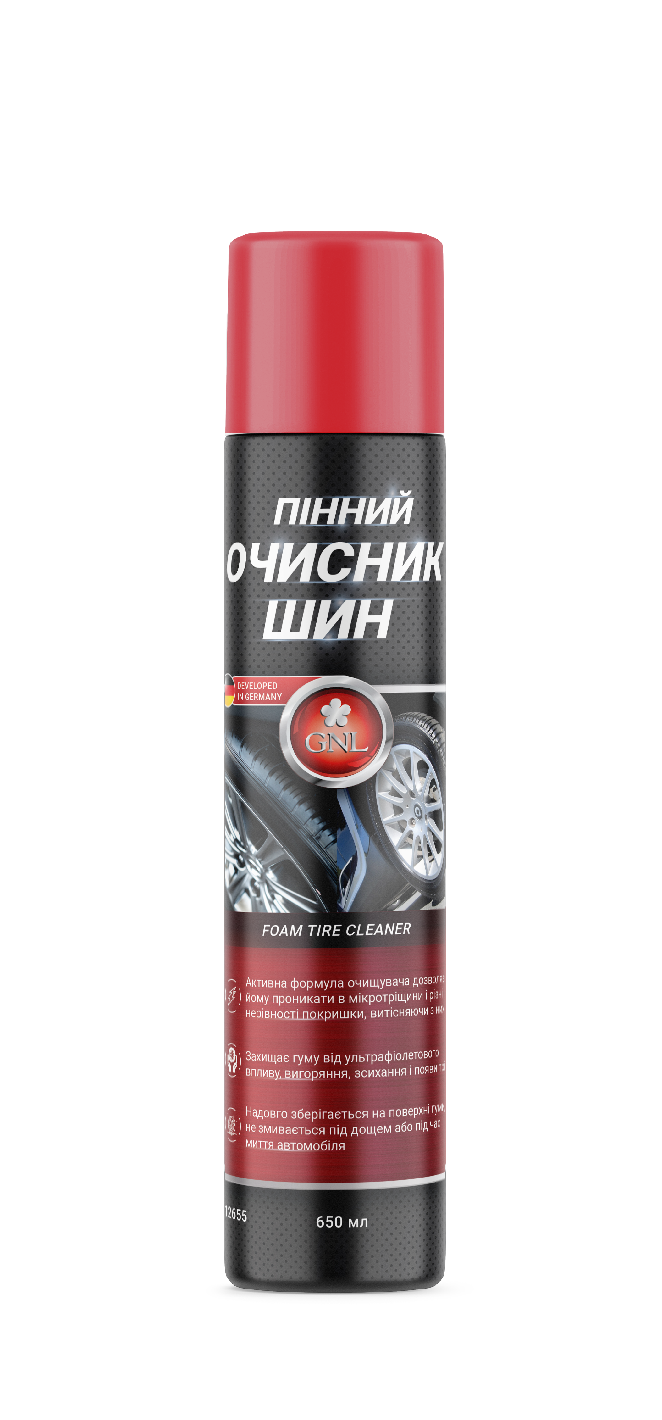 Очисник-поліроль шин TM "GNL" 650 мл