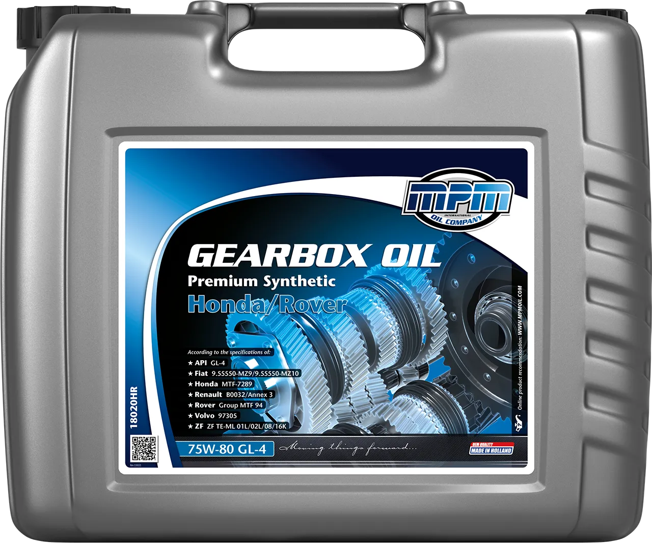 Олива MPM Gearbox Oil 75W-80 GL-4 Prem.Synth.Honda / Rover 20л.