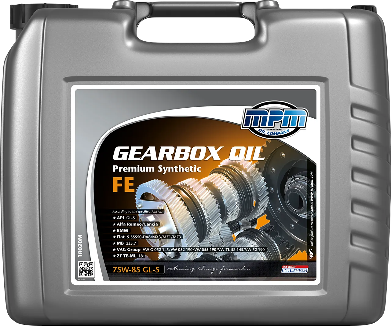 Олива MPM Gearbox Oil 75W-85 GL-5 Prem.Synth.FE 20 л.