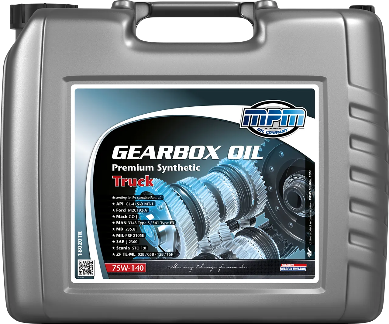 Олива MPM Gear Oil 75W-140 Prem.Synth.Truck 20 л
