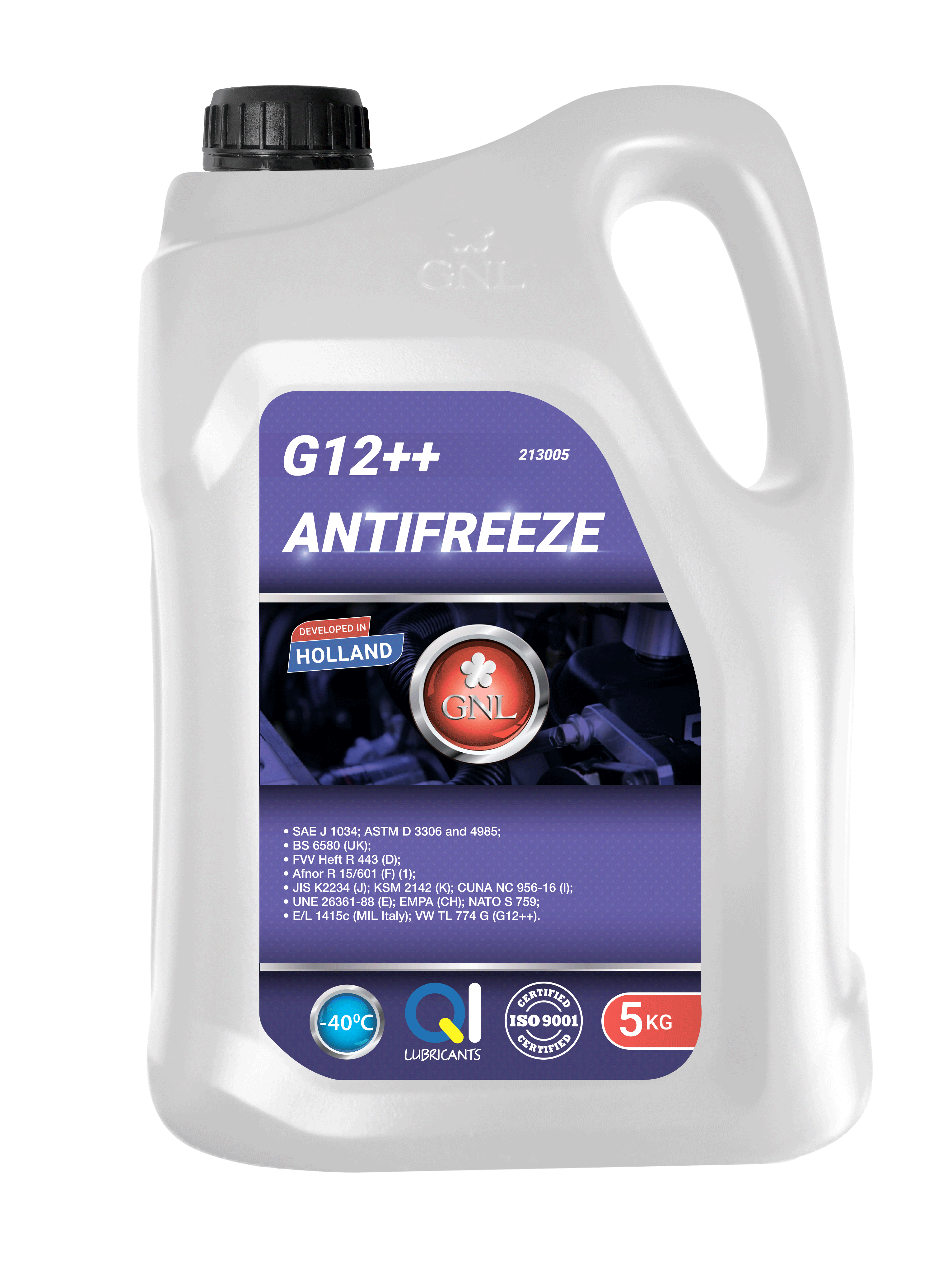 Охолоджуюча рідина GNL Antifreeze G12 ++ 5 кг