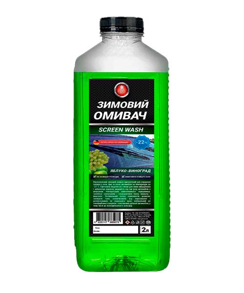 Омивач Зимовий GNL Screenwash -22°C "Яблуко + Виноград" 4л