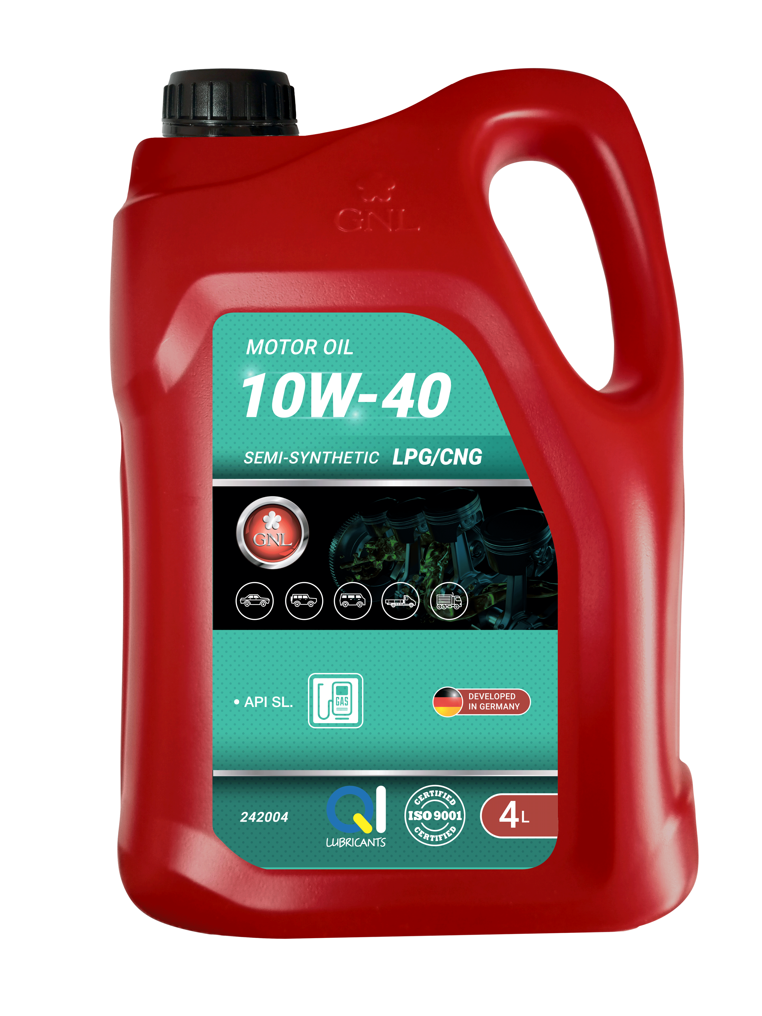 Олива GNL Semi-Synthetic 10W-40 LPG/CNG 1л