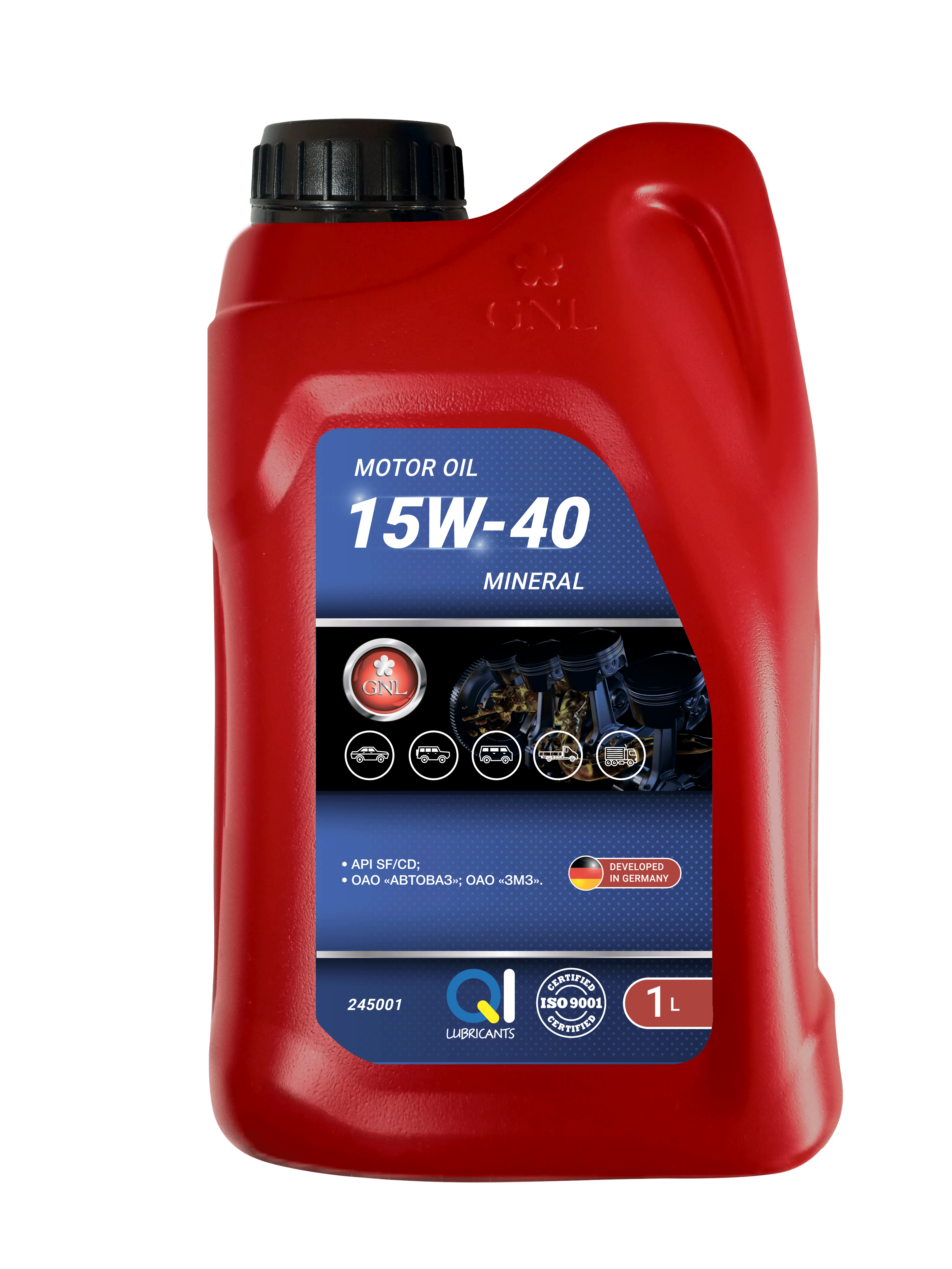 Олива GNL Mineral 15W-40 API SF/CD 20л