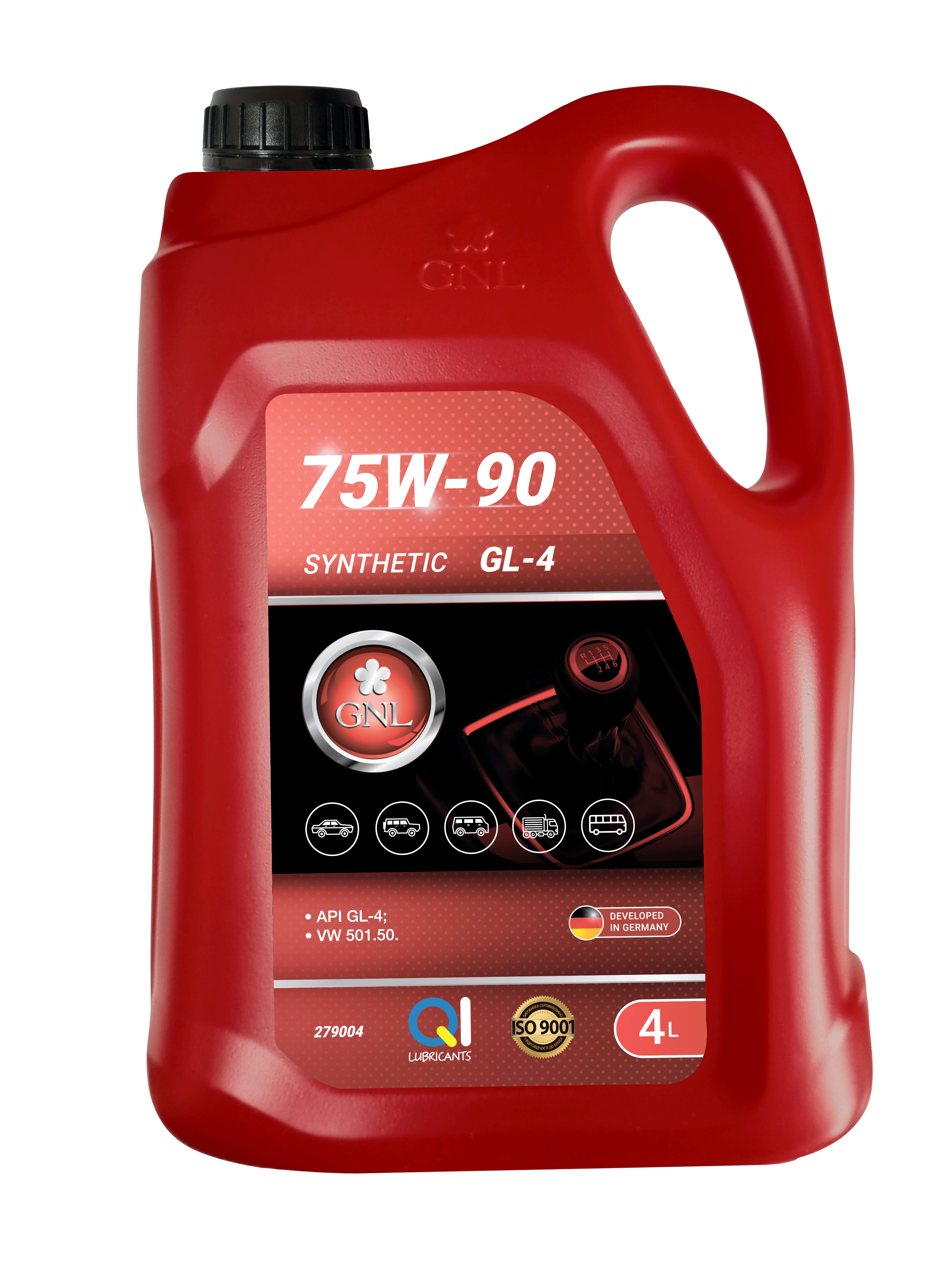 Олива GNL Synthetic 75W-90 API GL-4 1л